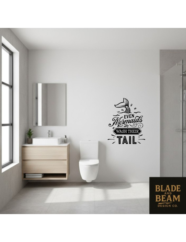 Sticker indoor mermaid tails