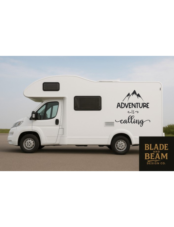 Sticker outdoor Adventure is calling