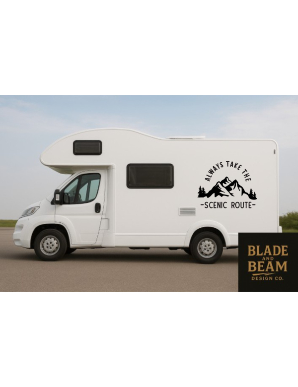 Sticker outdoor Scenic route