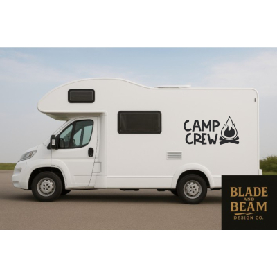 Sticker outdoor Camp Crew