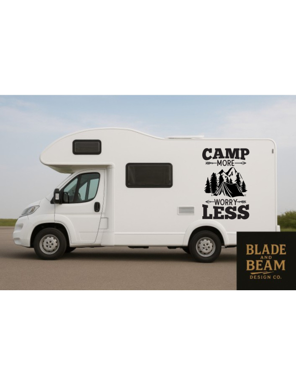 Sticker outdoor Camp More