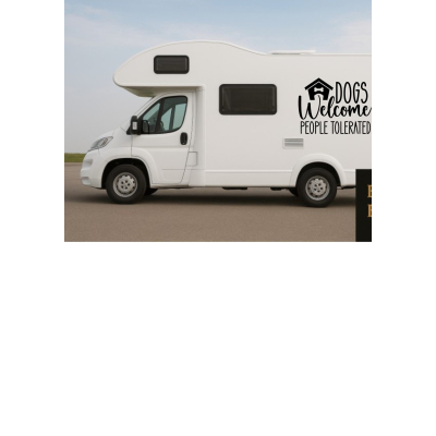 Sticker outdoor Dogs Welcome