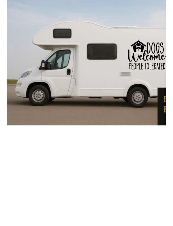 Sticker outdoor Dogs Welcome