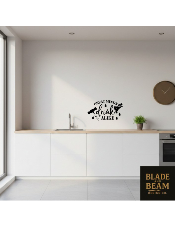 Sticker indoor Great minds