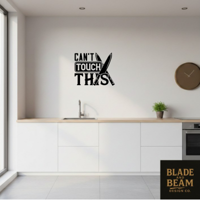 Sticker indoor Can't touch this