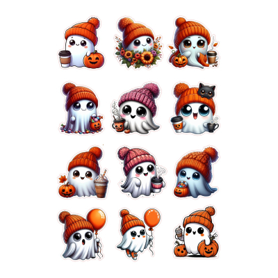Stickervel Halloweenspookjes 2