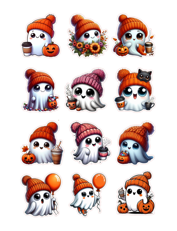 Stickervel Halloweenspookjes 2
