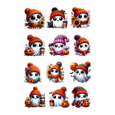 Stickervel Halloweenspookjes 3