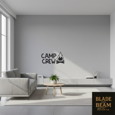 Sticker indoor Camp Crew