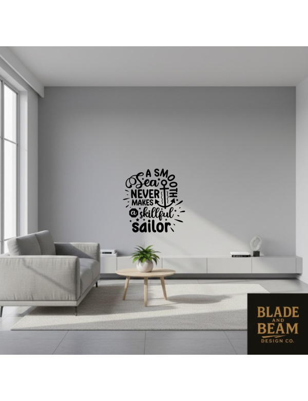 Sticker indoor A smooth sea