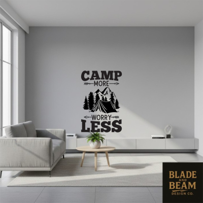 Sticker indoor Camp More