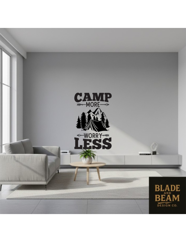 Sticker indoor Camp More