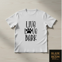 T-shirt Live Love Bark