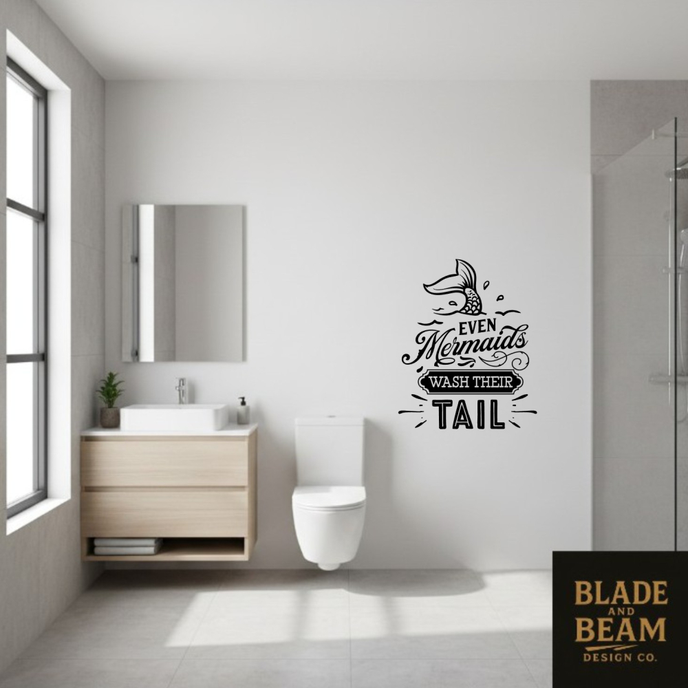 Sticker indoor mermaid tails