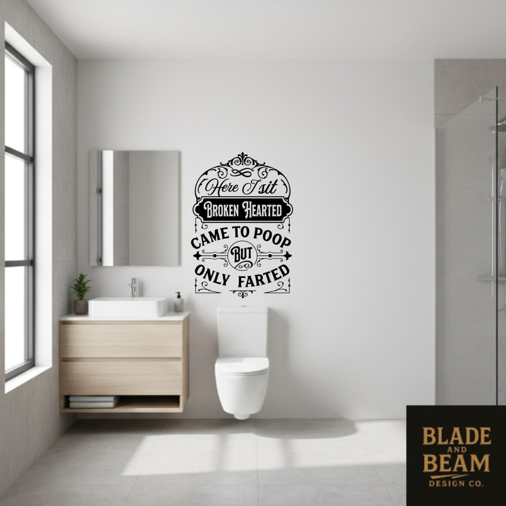 Sticker indoor Broken hearted