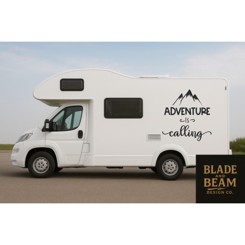 Sticker outdoor Adventure is calling