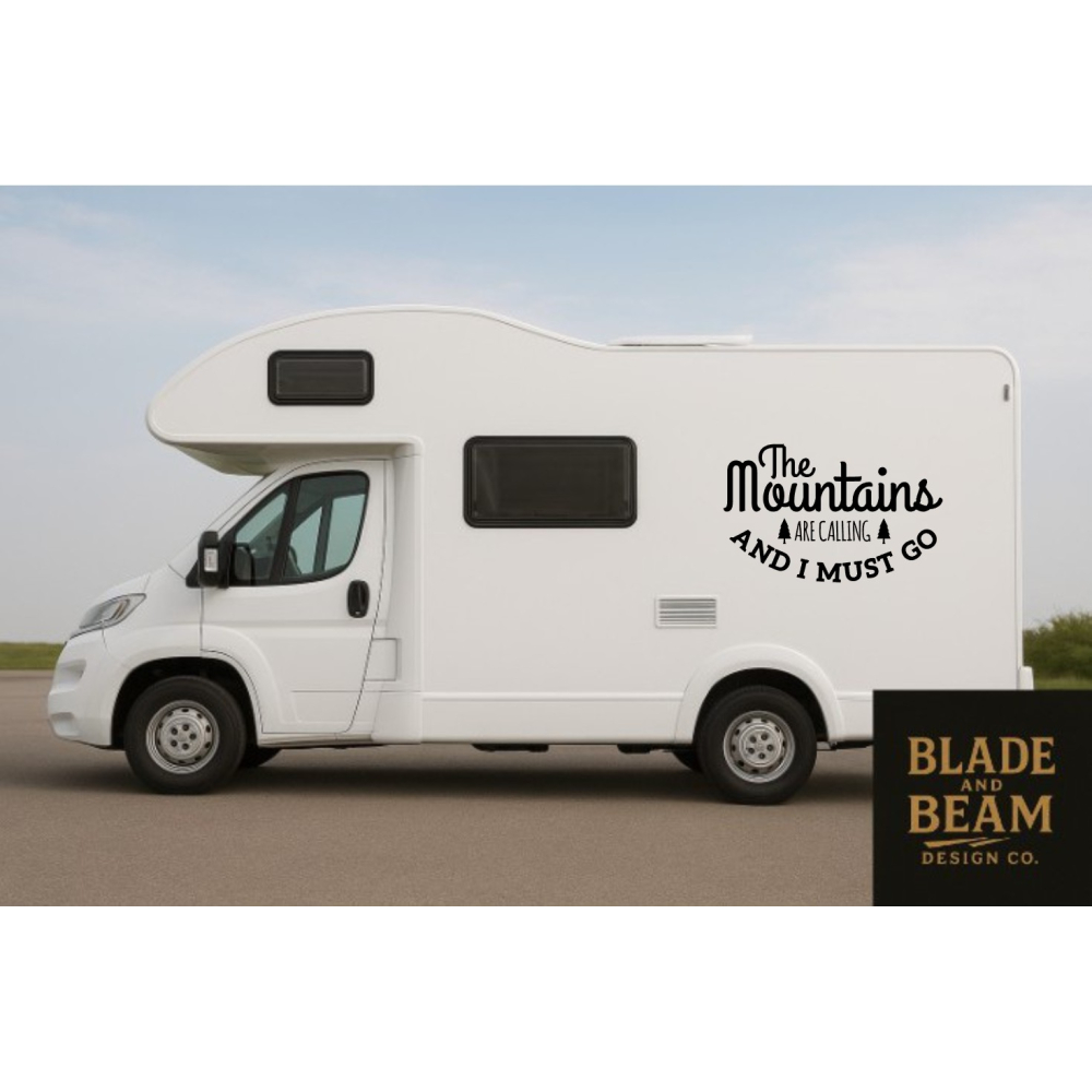 Sticker outdoor The mountains