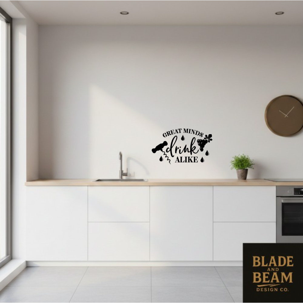 Sticker indoor Great minds