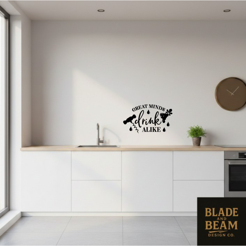 Sticker indoor Great minds