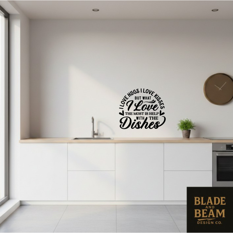 Sticker indoor Help with the dishes