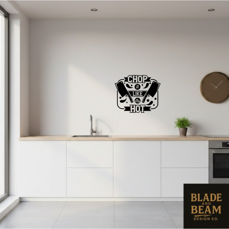 Sticker indoor chop it like it's hot