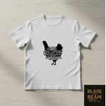 T-shirt Zero clucks