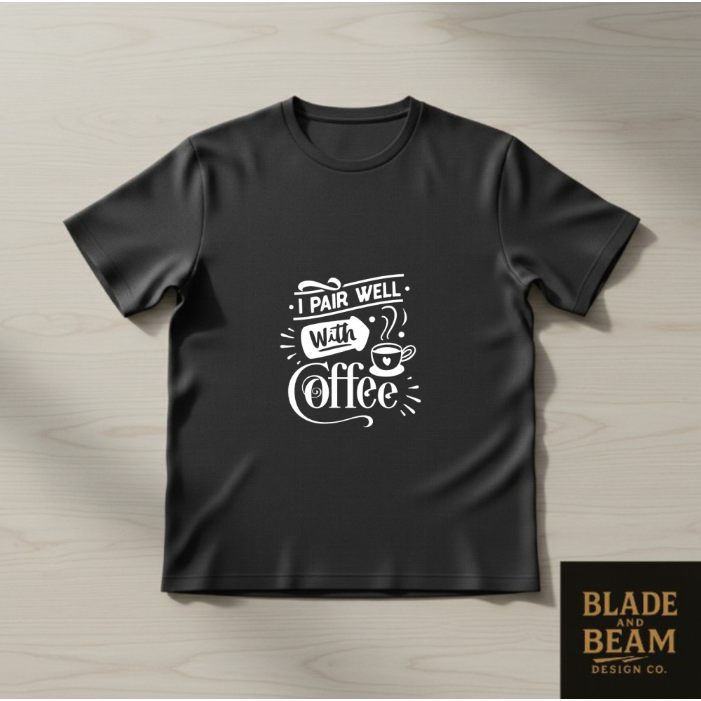 T-shirt Pair with coffee
