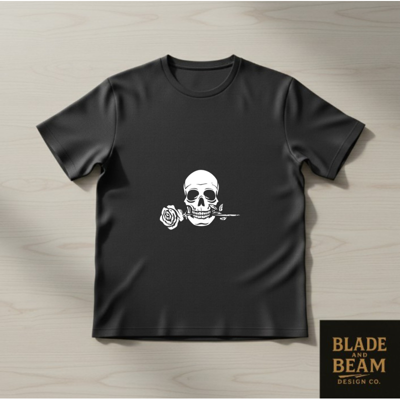 T-shirt Rose Skull