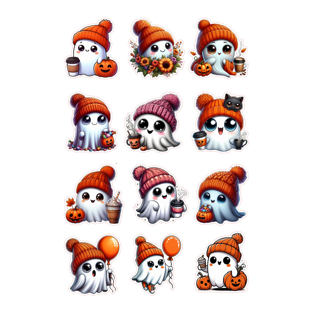 Stickervel Halloweenspookjes 2