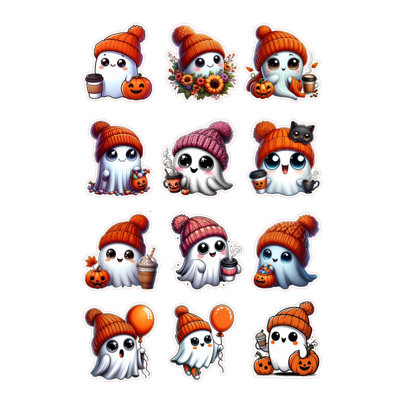 Stickervel Halloweenspookjes 2