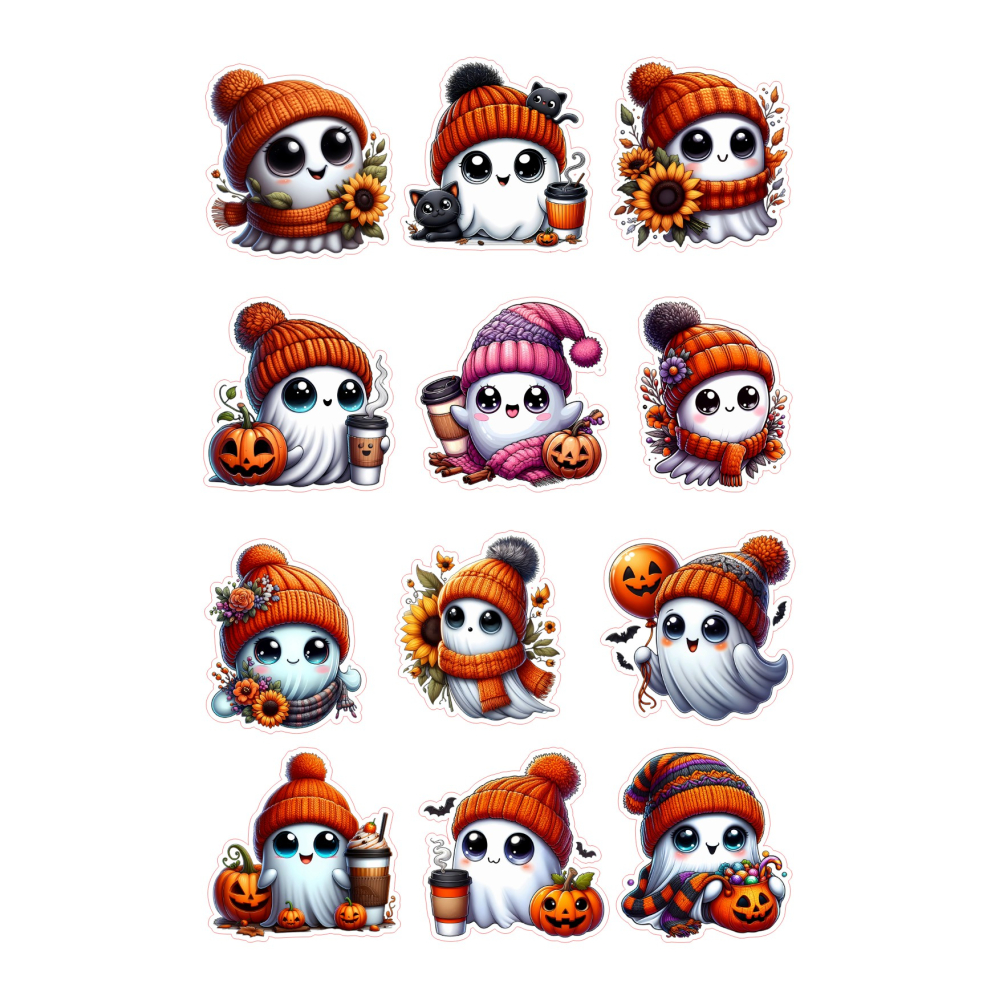 Stickervel Halloweenspookjes 3