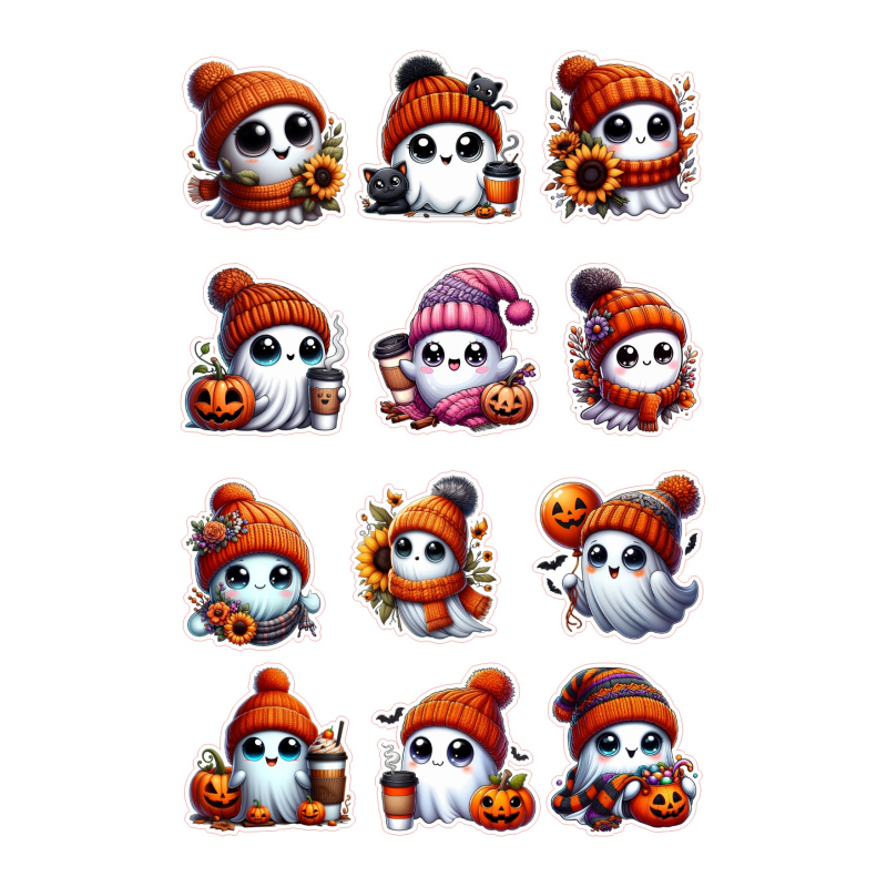 Stickervel Halloweenspookjes 3