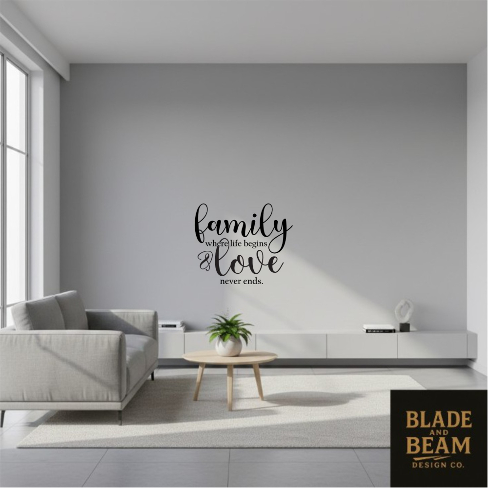 Sticker indoor Family Love
