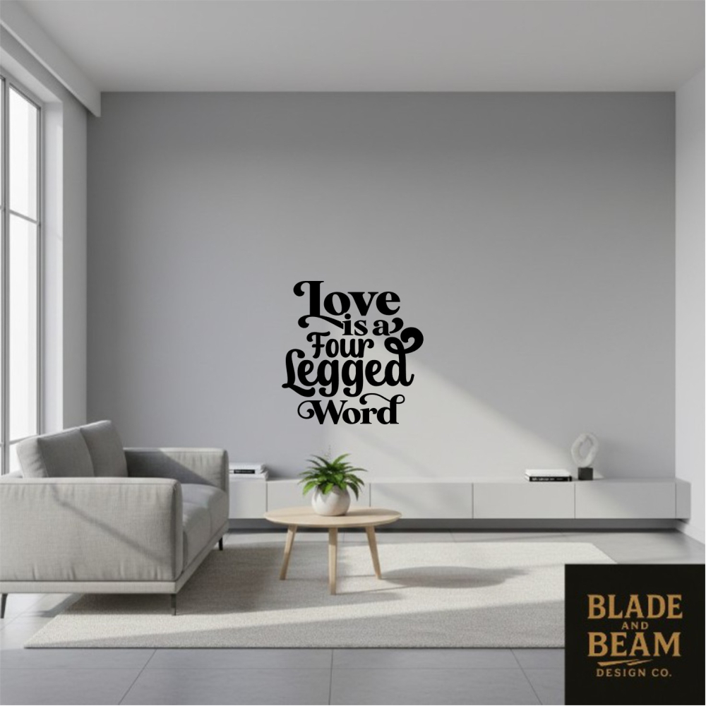 Sticker indoor Love is 