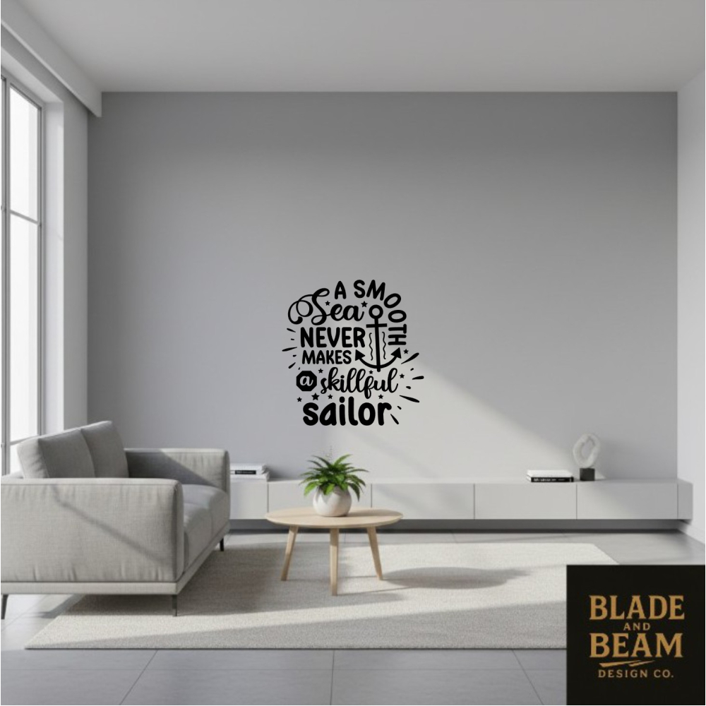 Sticker indoor A smooth sea